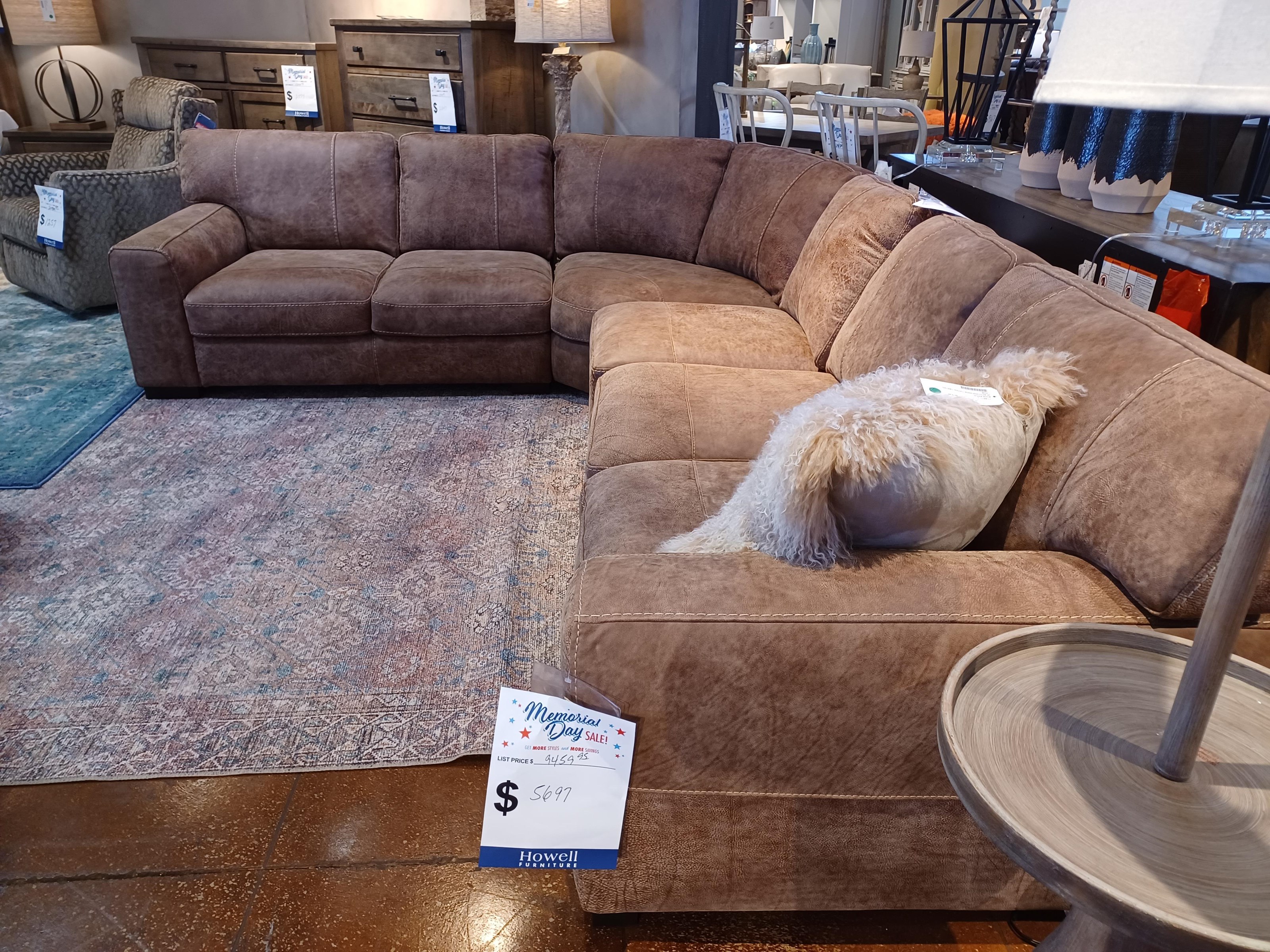 REGENCY LEATHER SECTIONAL